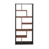 Wooden Rectangular Cube Bookcase, Natural Brown & Black-ACME