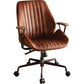 Metal & Leather Executive Office Chair Cocoa Brown-ACME AMF-92413