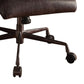 Metal & Leather Executive Office Chair Antique Brown-ACME AMF-92415