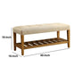 Wooden Bench Beige & Oak By ACME AMF-96682