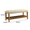 Wooden Bench Beige & Oak By ACME AMF-96682