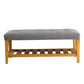 Wooden Bench Gray & Oak By ACME AMF-96686