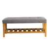 Wooden Bench Gray & Oak By ACME AMF-96686