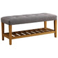 Wooden Bench Gray & Oak By ACME AMF-96686