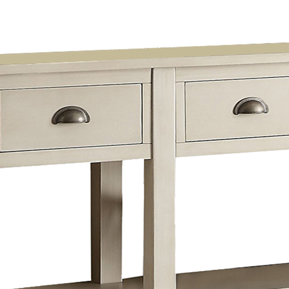 Galileo Console Table In Cream Finish AMF-97249