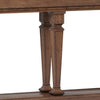 Wooden Console Table with One Bottom Shelf Oak Brown - 97252 AMF-97252