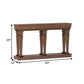 Wooden Console Table with One Bottom Shelf Oak Brown - 97252 AMF-97252