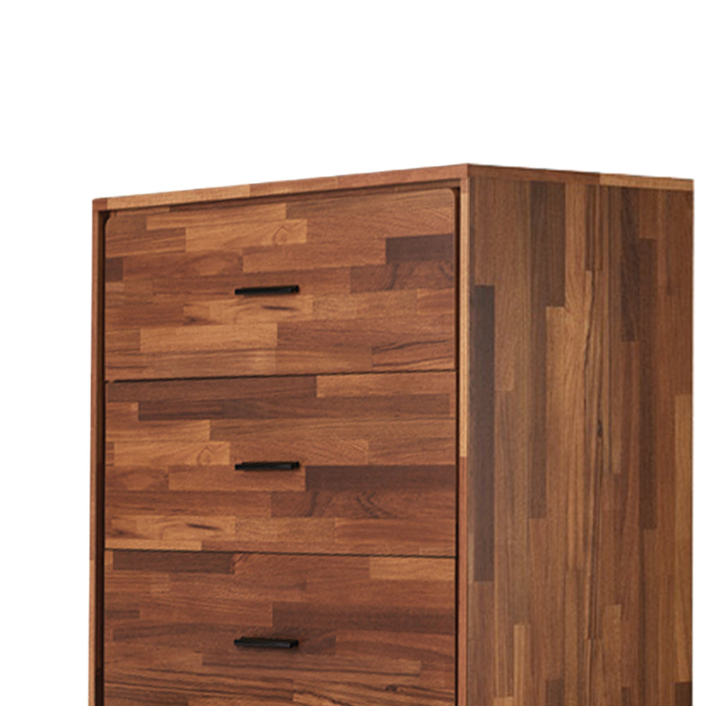 Enchanting Wooden Chest With 5 Drawers Walnut Brown-ACME AMF-97362