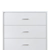 Contemporary Style Wooden Chest with Five Drawers White - AMF-97364 AMF-97364