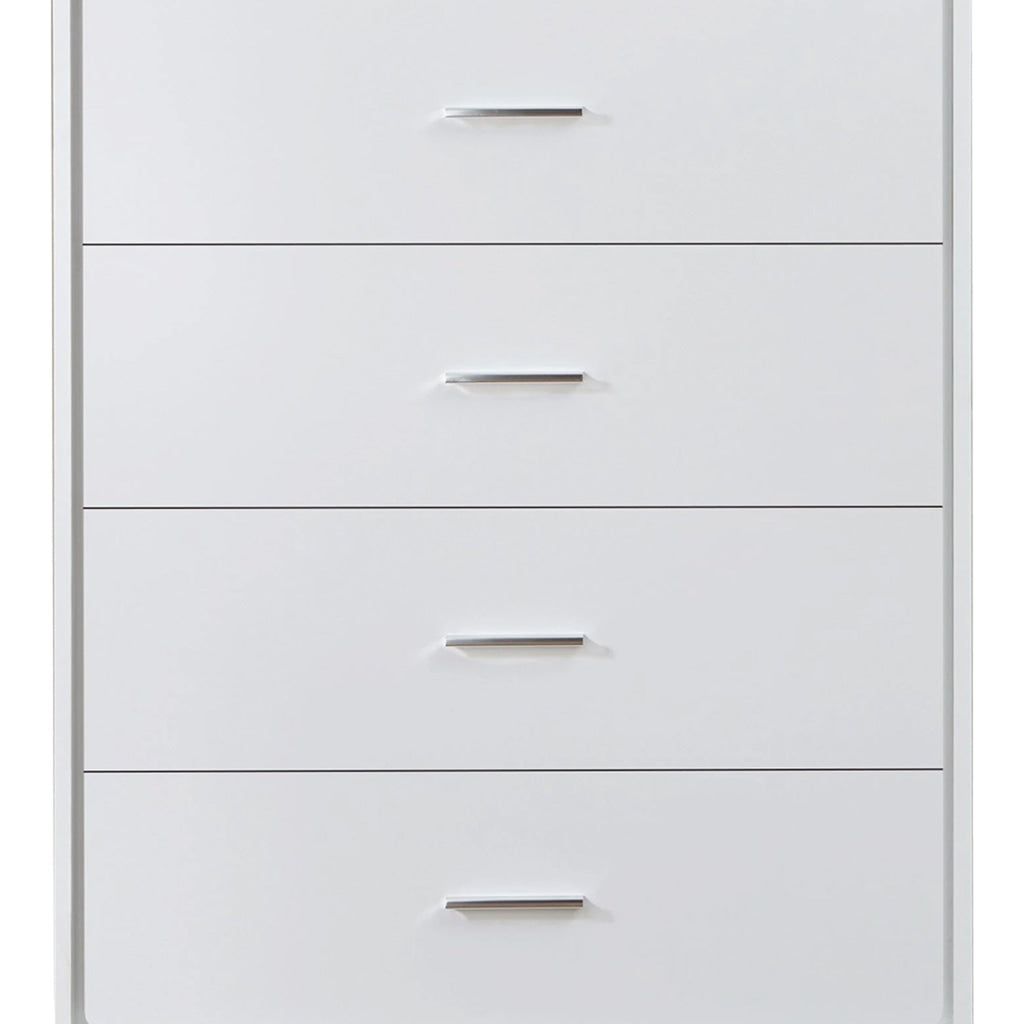 Contemporary Style Wooden Chest with Five Drawers White - AMF-97364 AMF-97364