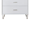 Contemporary Style Wooden Chest with Five Drawers White - AMF-97364 AMF-97364