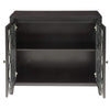 Ceara Console Table With 2 Doors Black AMF-97382