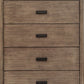 Wooden Chest with 5 Drawers Brown APF-1800-05