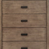 Wooden Chest with 5 Drawers Brown APF-1800-05