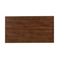 Rectangular Rubberwood Dining Table In Quaint Style Brown By Casagear Home APF-5672-01