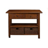 Convenient Wooden Kitchen Cart With Storage Drawers Brown APF-6079-05