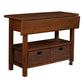 Convenient Wooden Kitchen Cart With Storage Drawers Brown APF-6079-05