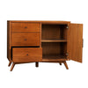 Classy Mahogany Wood Accent Cabinet Acorn APF-966-14