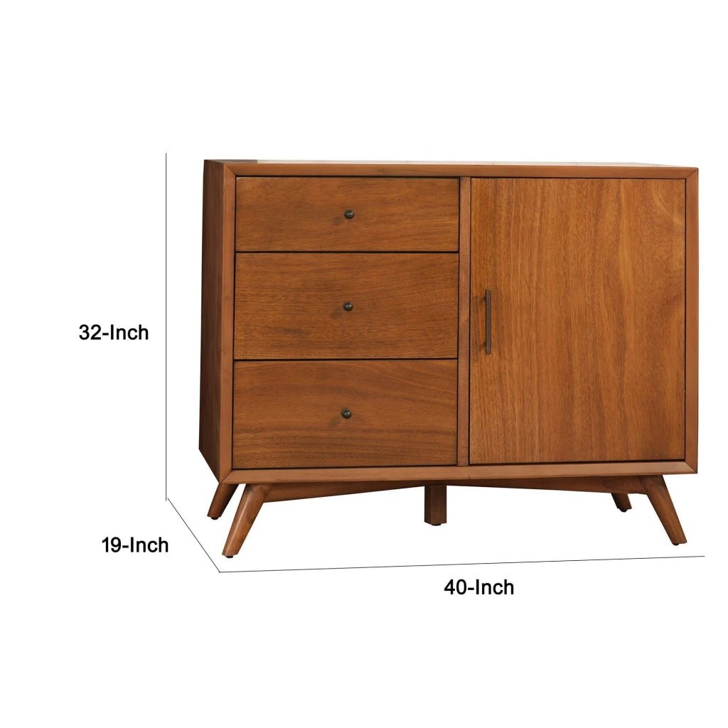 Classy Mahogany Wood Accent Cabinet Acorn APF-966-14