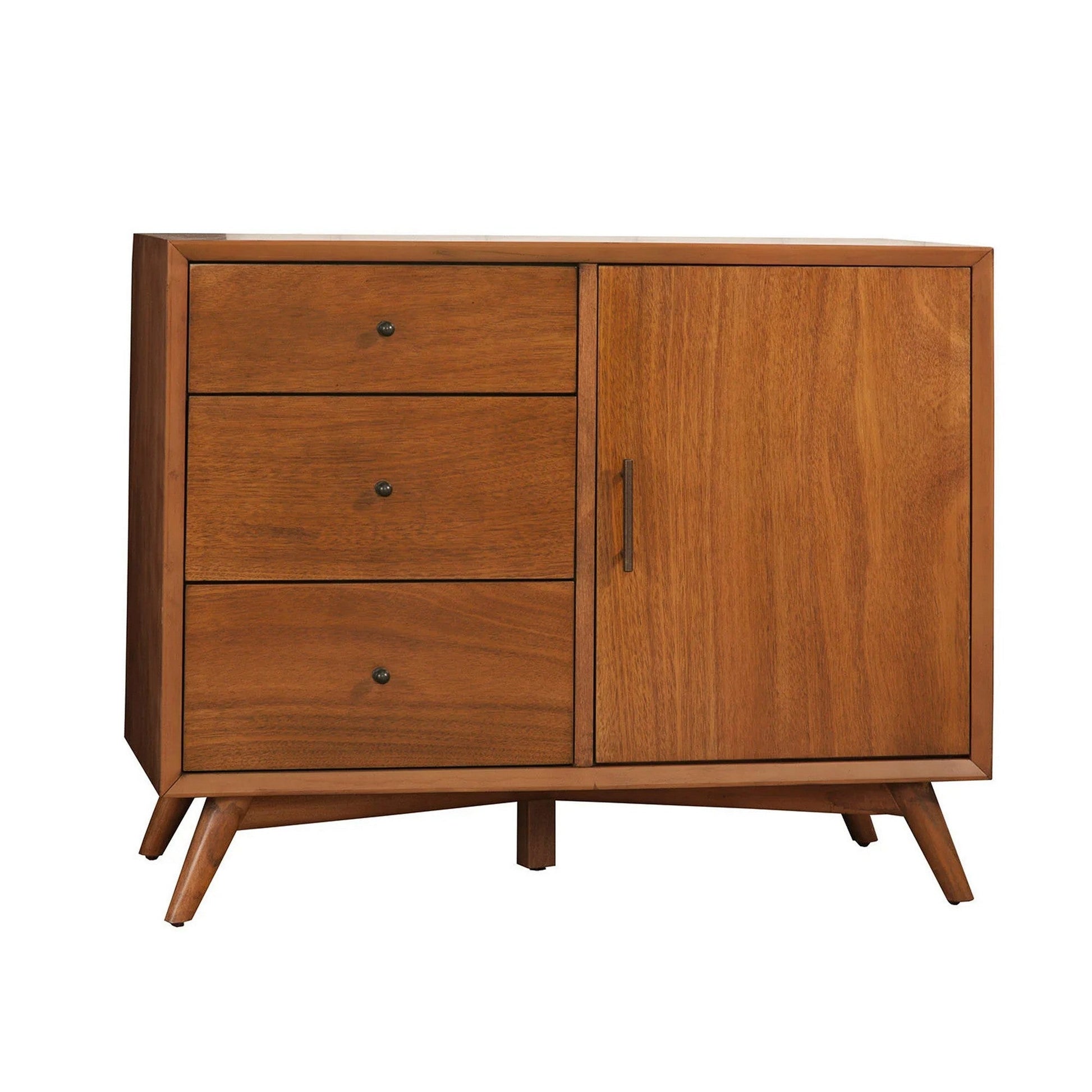 Classy Mahogany Wood Accent Cabinet, Acorn