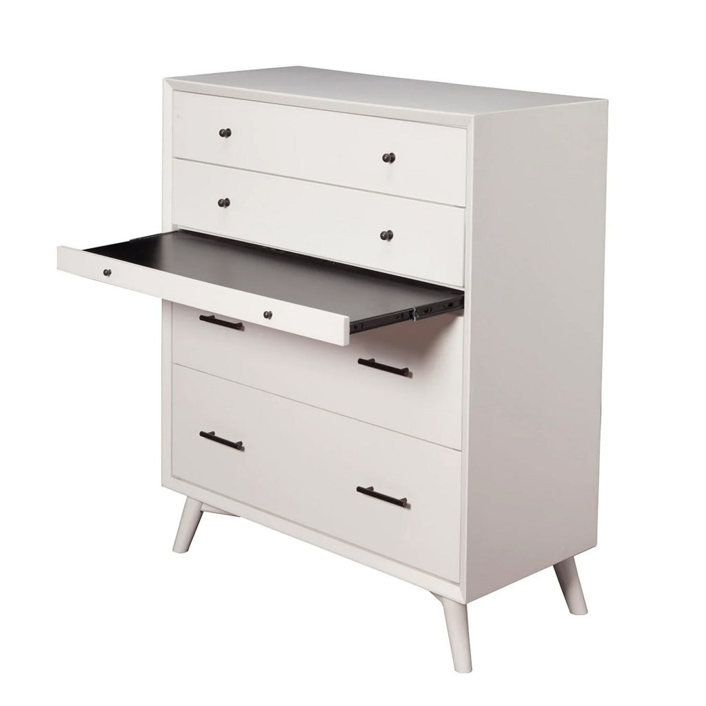 Mahogany Wood Multifunctional Chest White By Casagear Home APF-966-W-05