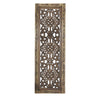 Benzara Floral Hand Carved Wooden Wall Panels Assortment of Two Brown - BM01881 BM01881