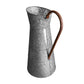 Classic Galvanized Metal Jug With Handle Gray - BM02378 BM02378