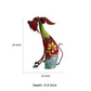 15 Inch Decorative Metal Dog Sculpture Multicolor By Benzara BM04287