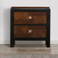 Patra Transitional Nightstand Acacia & Walnut By The Urban Port BM123140