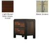 Patra Transitional Nightstand Acacia & Walnut By The Urban Port BM123140