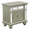 Salamanca Contemporary Night Stand In Silver By The Urban Port BM123245