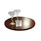 18 Inch Wood Top Lazy Susan Espresso Brown By Casagear Home FOA-CM-AC3210-CH