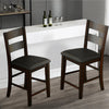 Dickinson II Cottage Counter Height Chair Dark Cherry Finish Set of 2 By The Urban Port BM131200