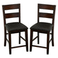 Dickinson II Cottage Counter Height Chair Dark Cherry Finish Set of 2 By The Urban Port BM131200