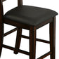 Dickinson II Cottage Counter Height Chair Dark Cherry Finish Set of 2 By The Urban Port BM131200