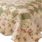 Denali 3 Piece Fabric King Size Quilt Set with Floral Prints Multicolor By Casagear Home BM14909