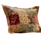 Kamet Fabric Standard Size Sham with Floral Prints and Paisleys, Multicolor By Casagear Home