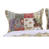 Eiger Fabric Standard Size Sham with Jacobean Prints Multicolor By Casagear Home BM14951