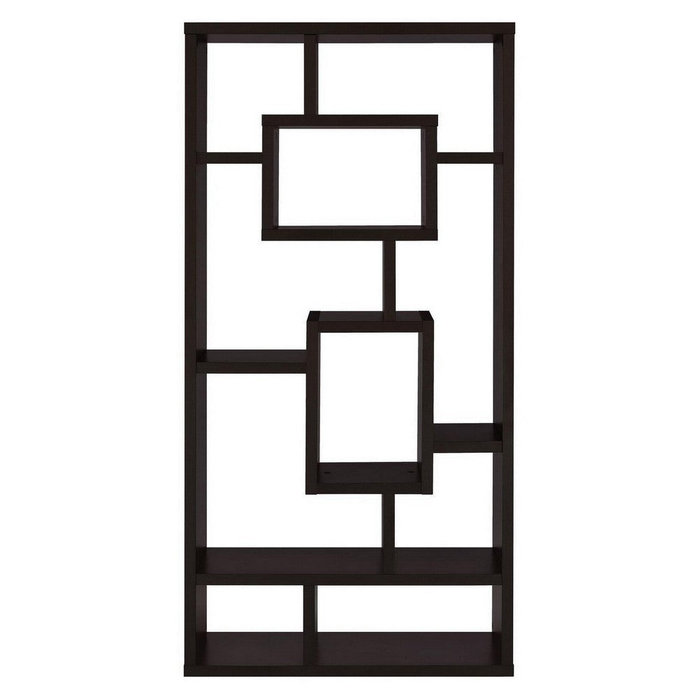 Aesthetic Fine Looking Rectangular Bookcase Brown CCA-800259