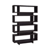 Stupendous Wooden Bookcase With Open Shelves Brown CCA-800307