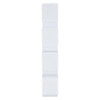 Tremendous white bookcase with open shelves CCA-800308