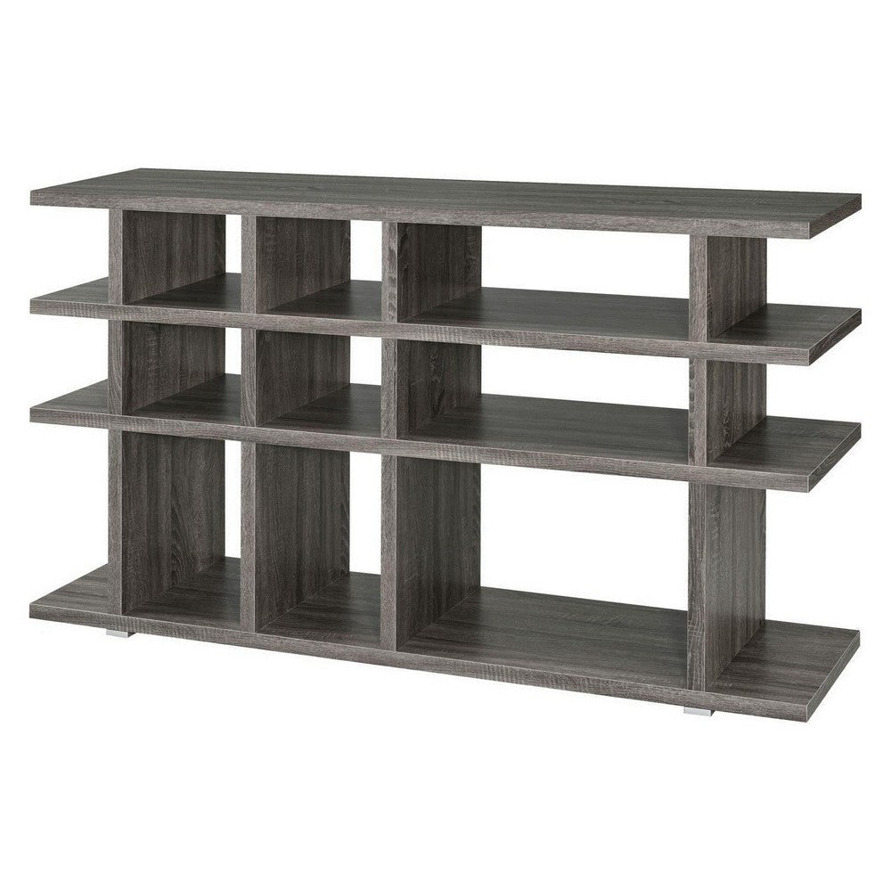 Contemporary Wooden Bookcase Gray CCA-800359