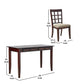 Transitional 2 Piece Wooden Desk Set Brown CCA-800778