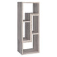 Modern Style Wooden Bookcase Gray CCA-802330