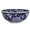 Set Of 2 Ceramic Bowls Blue And White By Casagear Home ABH-AV69889