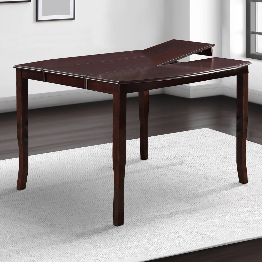 Anticardium Wood Counter Height Extension Table Brown