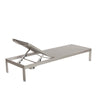 Anodized Aluminum Modern Patio Lounger In Gray By Casagear Home BM172096