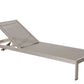 Anodized Aluminum Modern Patio Lounger In Gray By Casagear Home