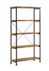 Rustically designed Bookcase With 4 Open Shelves CCA-801542