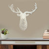 Magnesia Deer Head Wall Accent White By Casagear Home BM180980